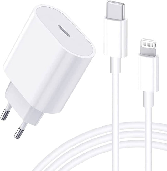 Chargeur iPhone + Câble USB-C Authentique